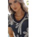 034354 - Blusa Manga Curta Ramany Estampada